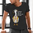 Graduation Senior Silly Goose Today Im A Serious Goose Men's V-Neck T-Shirt