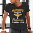 Graduation Shirt Nursing School Survivor Class Of 2018 Tee Men's V-Neck T-Shirt