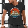 Graduation Sloth Can I Go Back To Bed Now Vintage Men's V-Neck T-Shirt