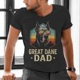Great Dane Dad Vintage Men's V-Neck T-Shirt