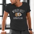 Guinea Pig Apparel Men Boys Worlds Best Guinea Pig Dad Gift Men's V-Neck T-Shirt