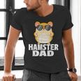 Hamster Dad Father's Day Animal Whisperer Rodent Lover Men's V-Neck T-Shirt