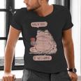 Hang In There It Gets Worse Introverts Anti Valentines Day Men's V-Neck T-Shirt Hang In There It Gets Worse Introverts Anti Valentines Day Men's V-Neck T-Shirt