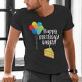 Happy Birthday Daddy Cute Toddler Dad's Birthday Party Men's V-Neck T-Shirt Happy Birthday Daddy Cute Toddler Dad's Birthday Party Men's V-Neck T-Shirt