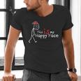 This Is My Happy Face List Christmas Introvert Men's V-Neck T-Shirt This Is My Happy Face List Christmas Introvert Men's V-Neck T-Shirt