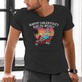 Happy Valentines Day To Myself Introvert Humor Men's V-Neck T-Shirt
