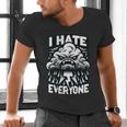 I Hate Everyone Introvert Anti-Social Dark Humor Men's V-Neck T-Shirt I Hate Everyone Introvert Anti-Social Dark Humor Men's V-Neck T-Shirt