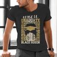 HBCU Historical College Alumni Queen Graduation 2024 Men's V-Neck T-Shirt