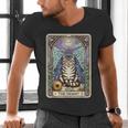 The Hermit Cat Tarot Card Introvert By Georgi Men's V-Neck T-Shirt