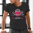 High School 2019 Senior Graduation Shirt Girls Daughter Men's V-Neck T-Shirt