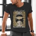 High School Graduate Queen Class Of 2021 Graduation Men's V-Neck T-Shirt