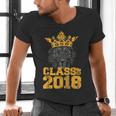 High School King Graduation Shirt Class Of 2018 Seniors Men's V-Neck T-Shirt