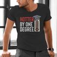 Hotter By One Degree Phd MBA College Graduation Men's V-Neck T-Shirt