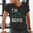 I'm 2018 Done Senior Graduation T-Shirt Class 2018 Men's V-Neck T-Shirt
