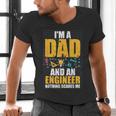 I'm A Dad And Engineer Father Day Engineering Men's V-Neck T-Shirt