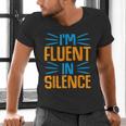 I'm Fluent In Silence I Introvert Men's V-Neck T-Shirt