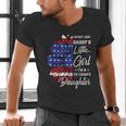 I'm Not Just a Daddy's Little Girl I'm a Veteran's Daughter Small Men's V-Neck T-Shirt