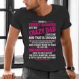 I'm Not A Perfect Daughter But My Crazy Dad Loves Me Men's V-Neck T-Shirt