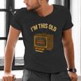 I'm This Old Please Rewind 80s 90s Nostalgia VHS VCR Men's V-Neck T-Shirt