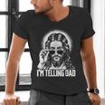 I'm Telling Dad Jesus Men's V-Neck T-Shirt