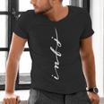 INFJ Introvert Personality Psychology Vertical Writing Men's V-Neck T-Shirt INFJ Introvert Personality Psychology Vertical Writing Men's V-Neck T-Shirt