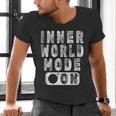 Inner World Mode On Introvert Saying Men's V-Neck T-Shirt