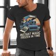 Instant Magic Frozen In Time Retro Camera Nostalgia Men's V-Neck T-Shirt