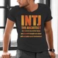 INTJ Architect Personality Introvert Sarcastic Orange Men's V-Neck T-Shirt INTJ Architect Personality Introvert Sarcastic Orange Men's V-Neck T-Shirt