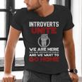 INTP Introverts Unite Anti Social For Men Women Men's V-Neck T-Shirt