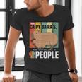 Introvert Capybara Rodent Animal Lover Antisocial Retro Men's V-Neck T-Shirt Introvert Capybara Rodent Animal Lover Antisocial Retro Men's V-Neck T-Shirt