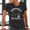 Introvert By Choice Introverted Men's V-Neck T-Shirt Introvert By Choice Introverted Men's V-Neck T-Shirt