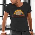 Introvert Me Happy Retro Sunset Capybara Tee Men's V-Neck T-Shirt Introvert Me Happy Retro Sunset Capybara Tee Men's V-Neck T-Shirt