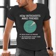 Introvert Introverted Person Awkward Introverts Dog Lover Men's V-Neck T-Shirt Introvert Introverted Person Awkward Introverts Dog Lover Men's V-Neck T-Shirt