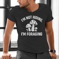 Introvert Mushroom Forager Humor Men's V-Neck T-Shirt