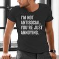 Introvert Quote Snarky Men's V-Neck T-Shirt