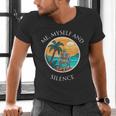Introvert Relaxation Me Myself And Silence Summer Vacation Men's V-Neck T-Shirt Introvert Relaxation Me Myself And Silence Summer Vacation Men's V-Neck T-Shirt
