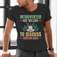 Introvert Saying Antisocial Sarcasm Introverts Men's V-Neck T-Shirt