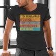 Introvert Stop Being Afraid Of Silence Just Awkward Men's V-Neck T-Shirt