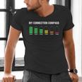 Introvert Tired Battery Men's V-Neck T-Shirt Introvert Tired Battery Men's V-Neck T-Shirt