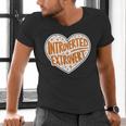 Introverted Extrovert People Hater Calm Peace Lover Men's V-Neck T-Shirt Introverted Extrovert People Hater Calm Peace Lover Men's V-Neck T-Shirt