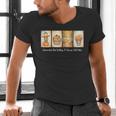 Introverted But Willing To Discuss Fall Vibes Autumn Pumpkin Men's V-Neck T-Shirt Introverted But Willing To Discuss Fall Vibes Autumn Pumpkin Men's V-Neck T-Shirt