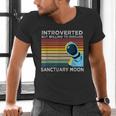 Introverted But Willing To Discuss Sanctuary Moon Men's V-Neck T-Shirt Introverted But Willing To Discuss Sanctuary Moon Men's V-Neck T-Shirt