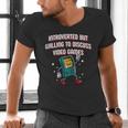 Introverted But Willing To Discuss Video Games Introvert Men's V-Neck T-Shirt Introverted But Willing To Discuss Video Games Introvert Men's V-Neck T-Shirt