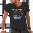 Introvert's Best Friend Noise-Canceling Headphones Men's V-Neck T-Shirt