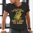 Introverts Thats What Im Doing Just Pretends Men's V-Neck T-Shirt Introverts Thats What Im Doing Just Pretends Men's V-Neck T-Shirt