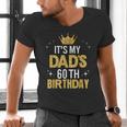It's My Dad's 60th Birthday 60 Years Old Men's V-Neck T-Shirt