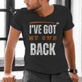 I’VE GOT MY OWN BACK INTROVERT Words On Back Men's V-Neck T-Shirt