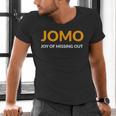 JOMO Joy Of Missing Out Introvert Men's V-Neck T-Shirt JOMO Joy Of Missing Out Introvert Men's V-Neck T-Shirt
