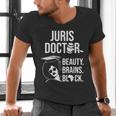 Juris Doctor Of Jurisprudence Law School Graduation Men's V-Neck T-Shirt
