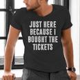 Just Here Because I Bought The Tickets K-Pop Dad Joke Men's V-Neck T-Shirt